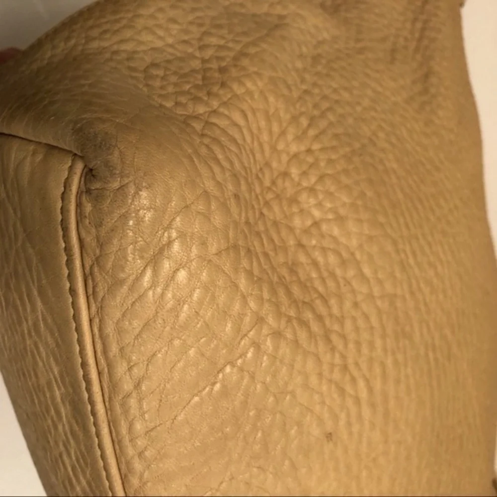 Coach pebbled leather hobo bag